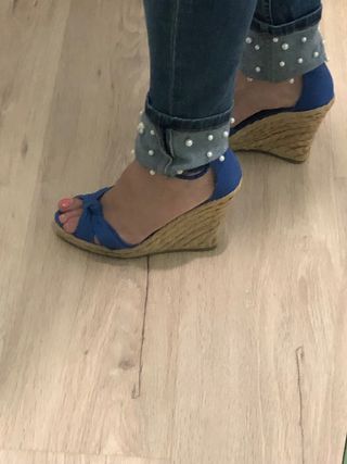 sandalias cuña num 38
