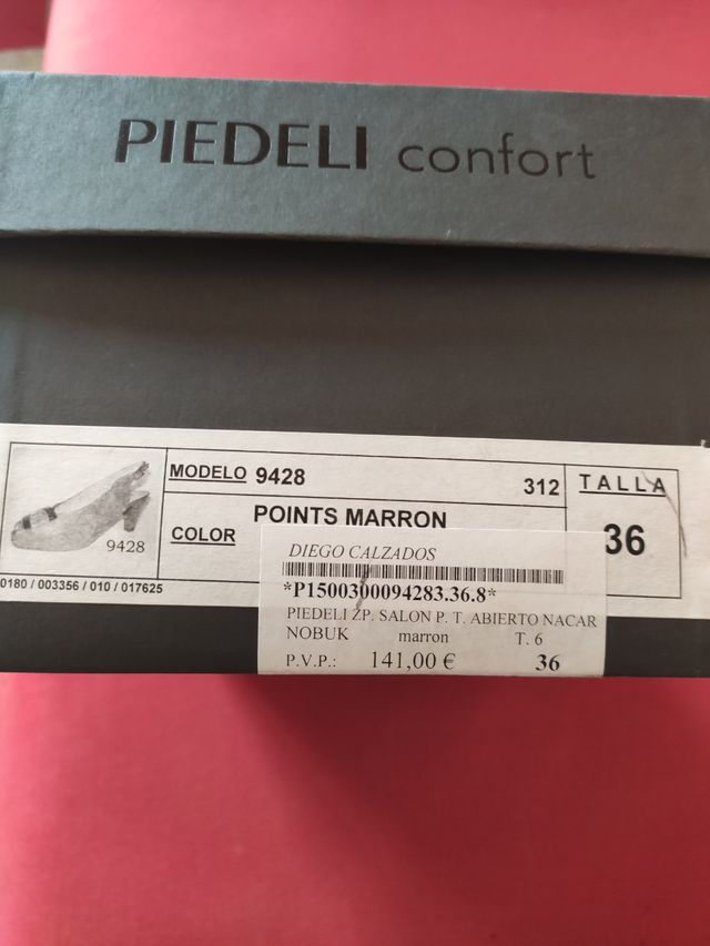 Zapato de señora abierto