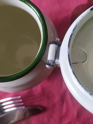 Tetera porcelana decorada