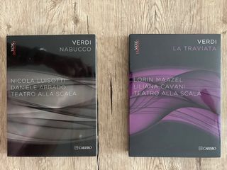 Coppia DVD “La Traviata” e “Nabucco” di G. Verdi