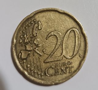 Moneda rara 20 céntimos