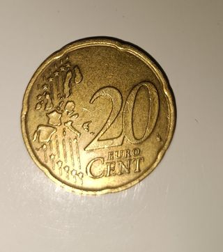 Moneda rara 20 céntimos