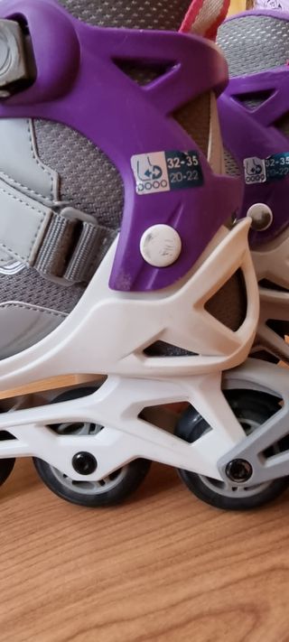 Patines OXELO adaptables a tallas 32, 33,34, 35