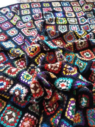 Colcha patchwork ganchillo
