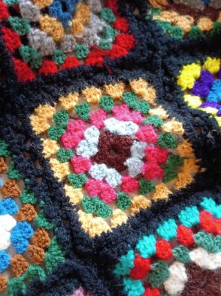 Colcha patchwork ganchillo