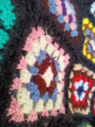 Colcha patchwork ganchillo