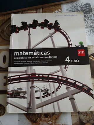Libro de texto Matemáticas