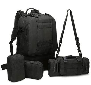 mochila 60 litros negra 