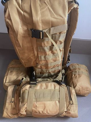 mochila 60 litros negra 