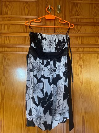 vestido fiesta palabra de honor