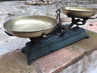 Balanza báscula Romana decoración rural