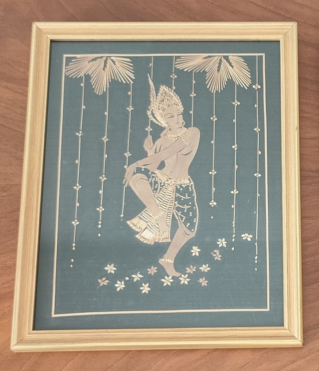 Arte con paja de arroz