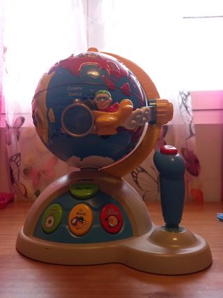 Globo terráqueo infantil