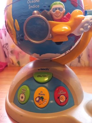 Globo terráqueo infantil