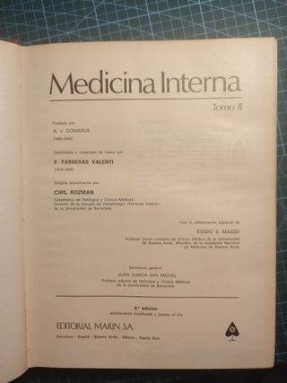 Medicina Interna Marin I y II