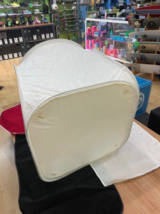 caja de luz. fotografia tienda caja blanca