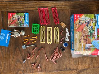 2 playmobil: paleontologo e veterinario dello zoo