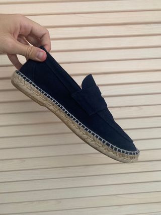 Zapato Mocasín Azul Marino