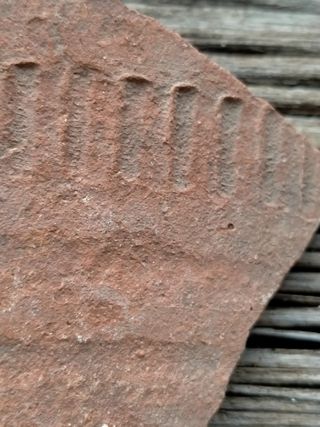 LOTE FRAGMS CERAMICA Y MARMOL ROMANO