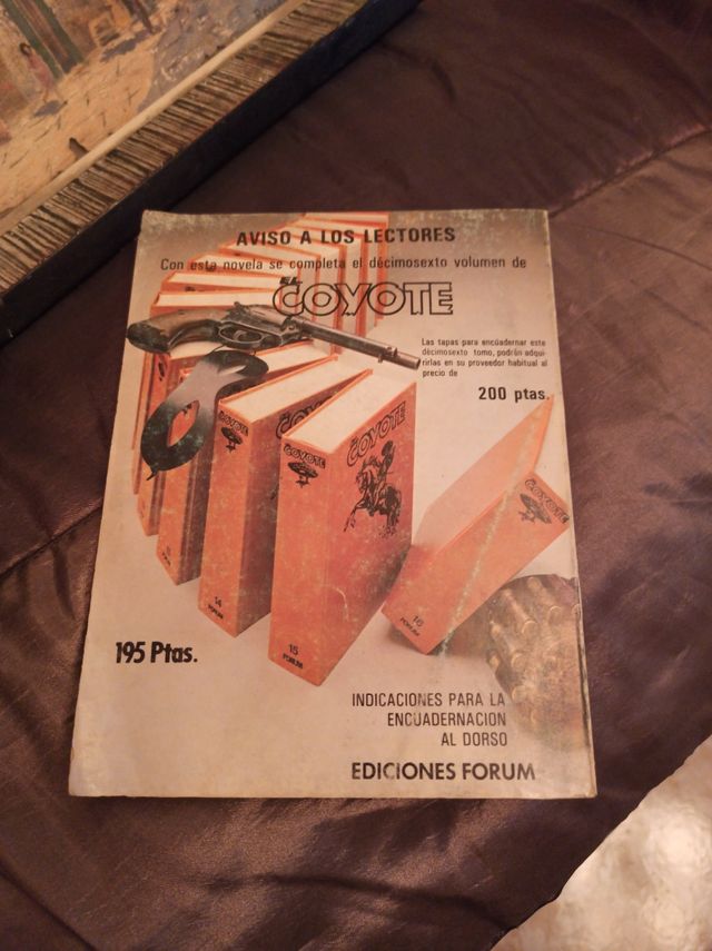 Novela de 1983 El Coyote, perfecto estado comeccio