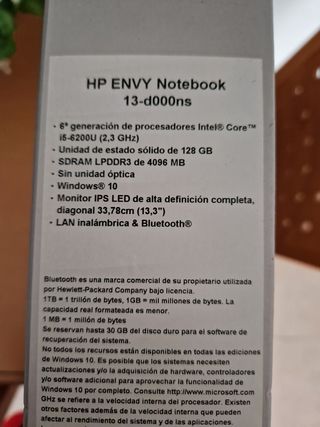 Computer portatile HP ENVY 13,3" argento