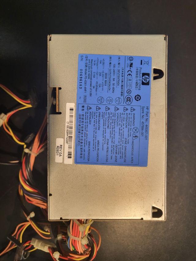 Fuente de alimentación de servidor HP