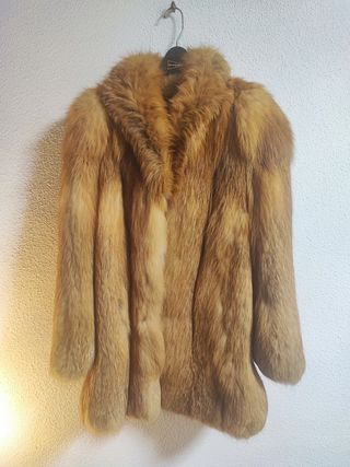 Chaquetón piel de zorro rojo de canadá 