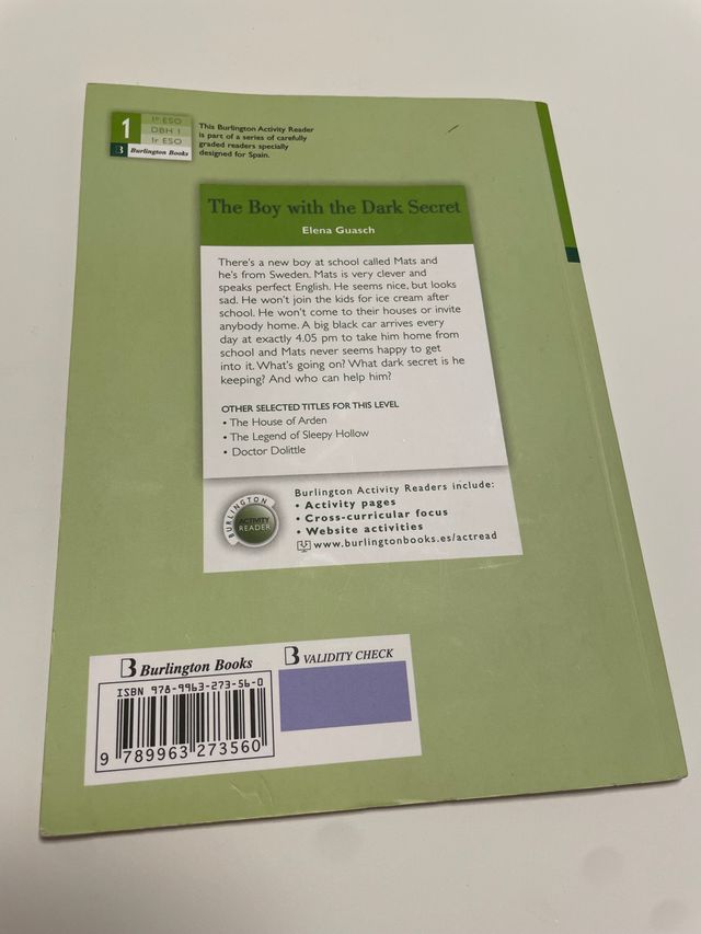 Libro lectura ingles