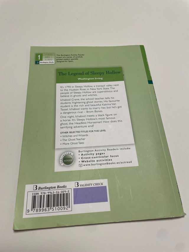 Libro lectura ingles