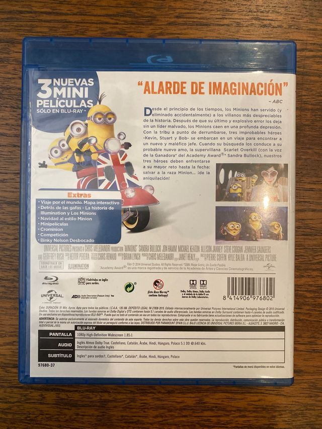Los Minions Bluray