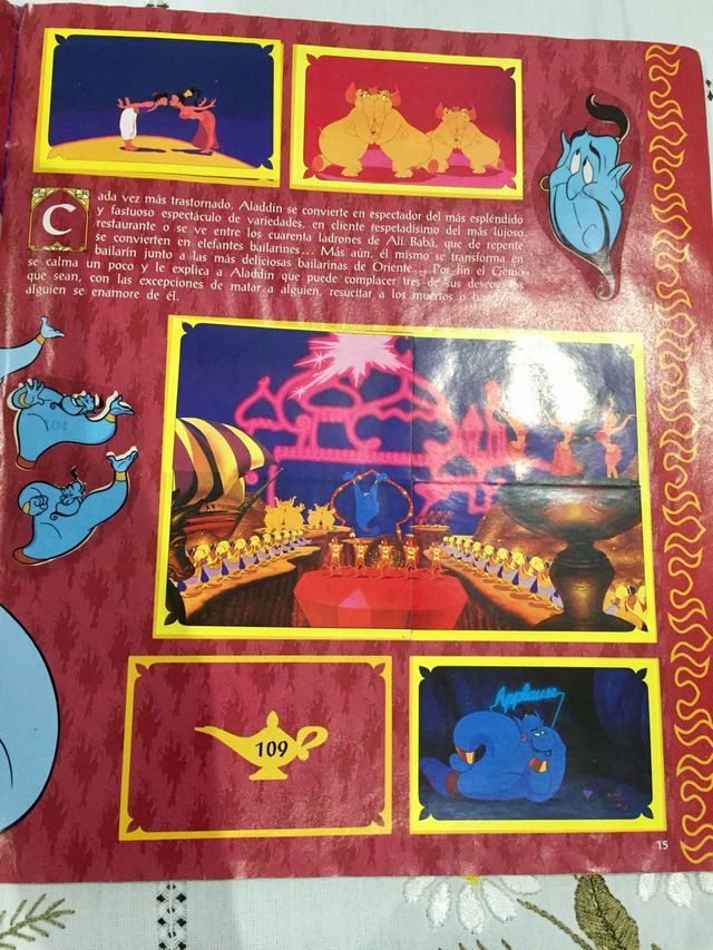 Album Aladdín de Panini