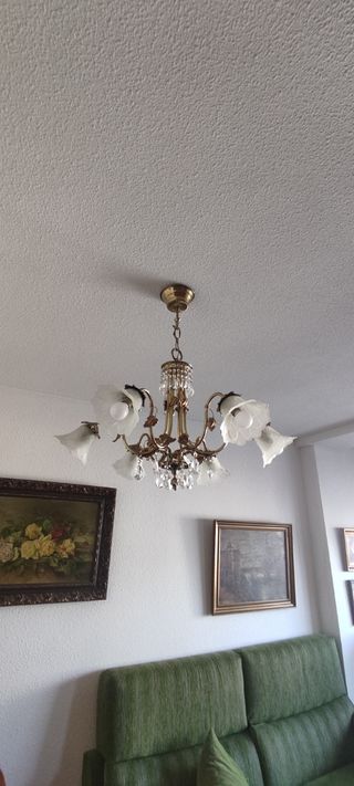 Lampara antigua 5 luces