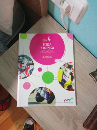 Libro física y química 4 Eso de Anaya