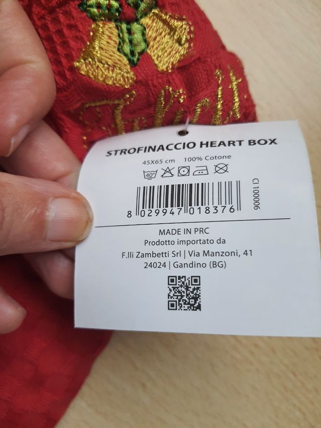 Strofinaccio da cucina a tema natalizio