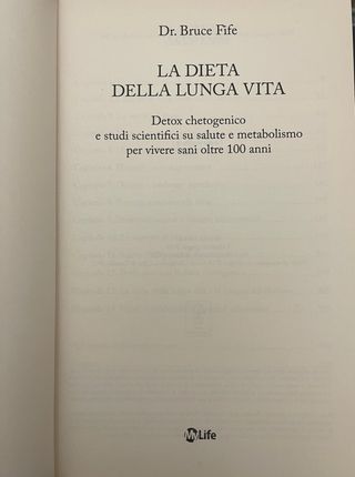 LibroLa Dieta della Lunga Vita di B. Fife