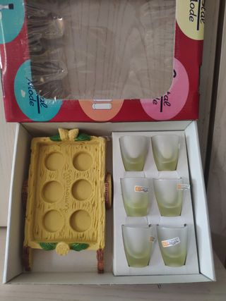 Vasos chupito limonchelo