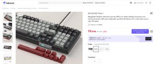 MageGee Teclado mecánico mk-sky 98%-CON ACCESORIOS