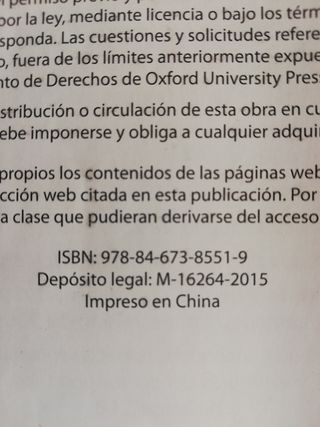 Libro de Lengua Oxford 1 Bach.