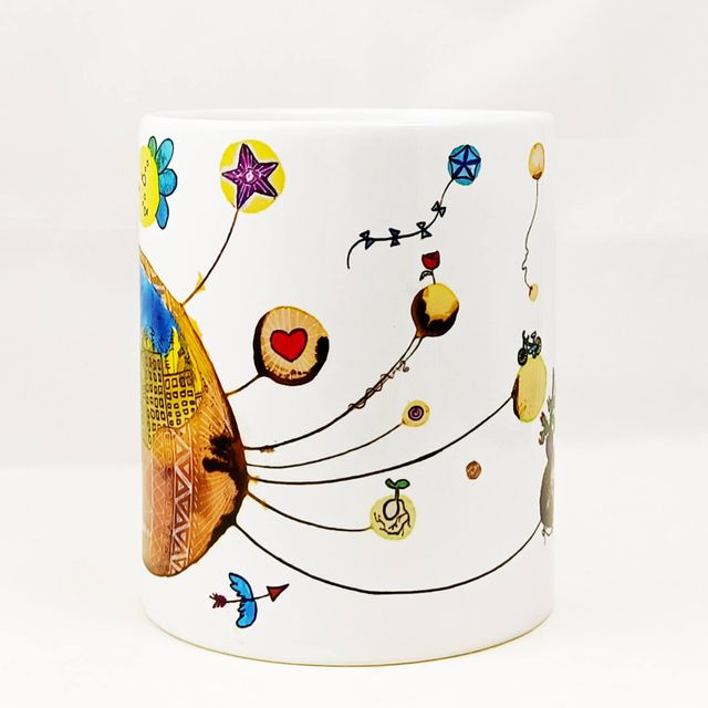 Taza cerámica plis & love