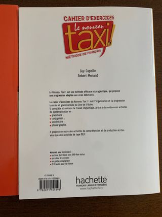 Libro estudio y ejercicios francés A1