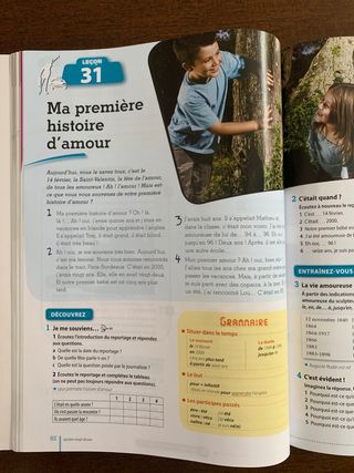 Libro estudio y ejercicios francés A1