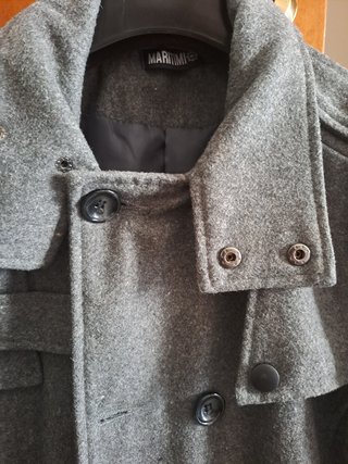 Cappotto Grigio doppio petto Maritimi lana