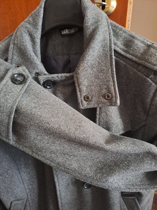 Cappotto Grigio doppio petto Maritimi lana