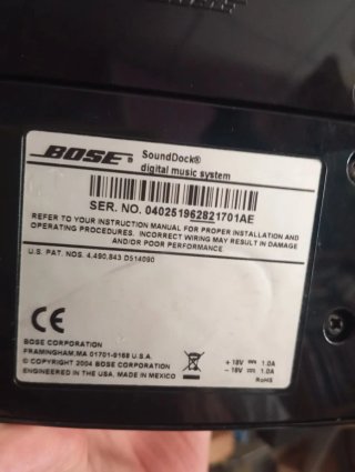 Sistema Música Digital BOSE SoundDock para Apple