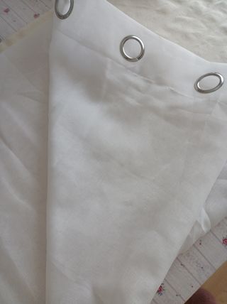 Cortina blanca 1'38 cm x 2'55 altura