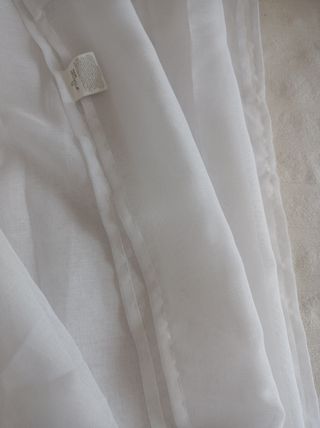 Cortina blanca 1'38 cm x 2'55 altura