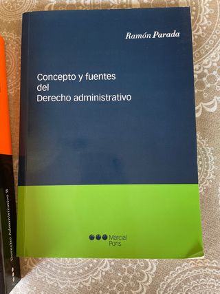 Libro Derecho Administrativo II y conceptos
