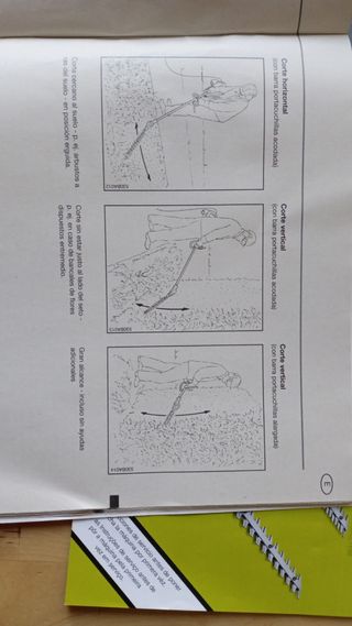 Cortasetos de altura con mango largo eléctrico