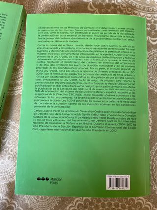 Libros Derecho Civil II. Oblicaciones y Contratos