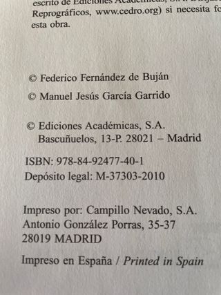 Libro Fundamentos Clásicos del Derecho